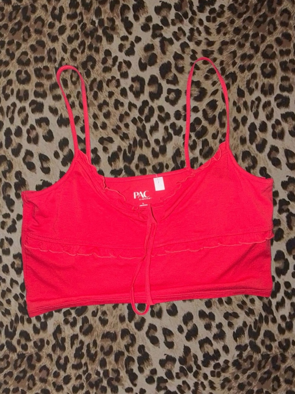 PacSun Lace Trim crop top Size Medium NWT